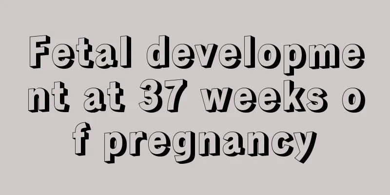 Fetal development at 37 weeks of pregnancy