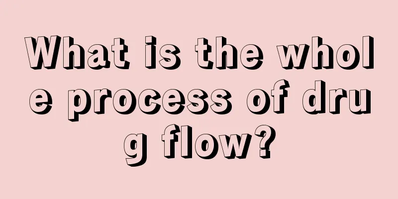 What is the whole process of drug flow?