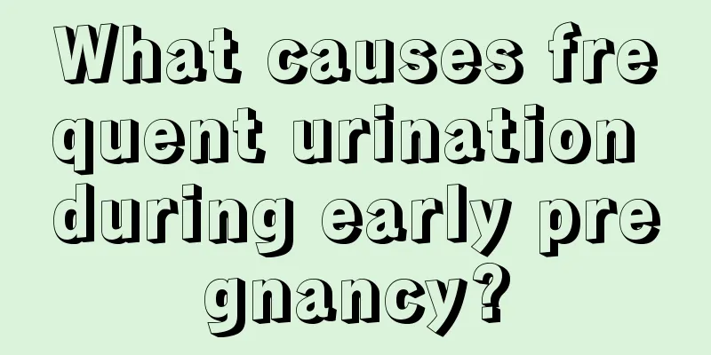 What causes frequent urination during early pregnancy?