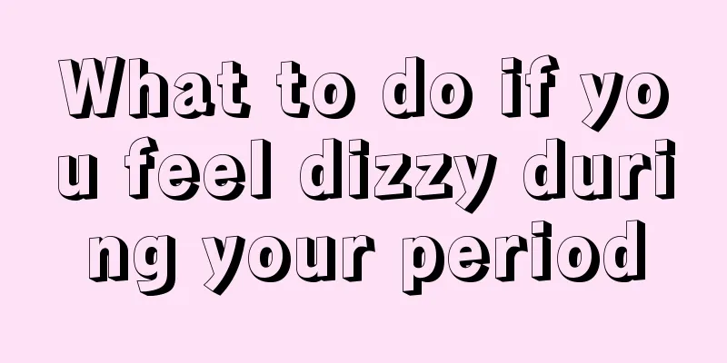 What to do if you feel dizzy during your period