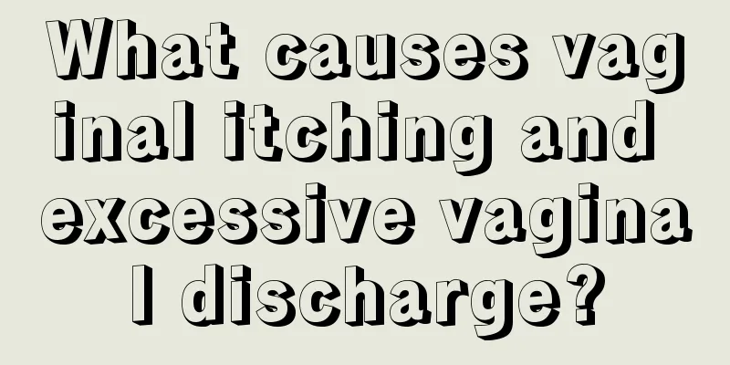 What causes vaginal itching and excessive vaginal discharge?