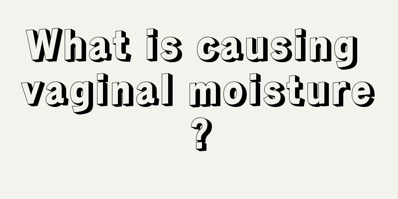 What is causing vaginal moisture?