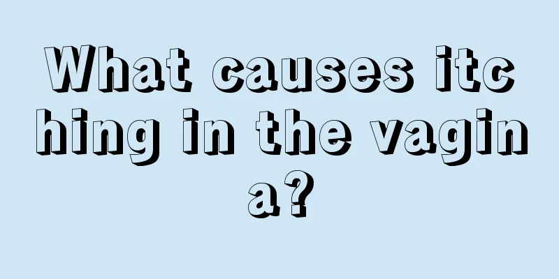 What causes itching in the vagina?