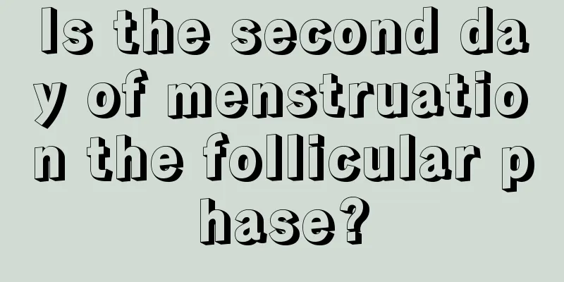 Is the second day of menstruation the follicular phase?