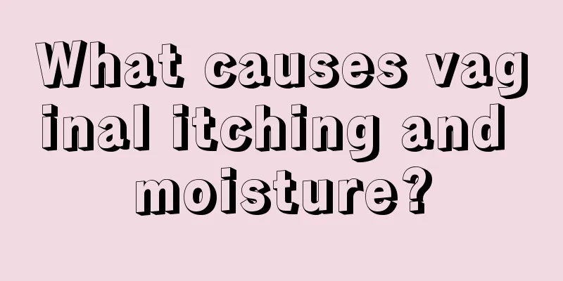 What causes vaginal itching and moisture?