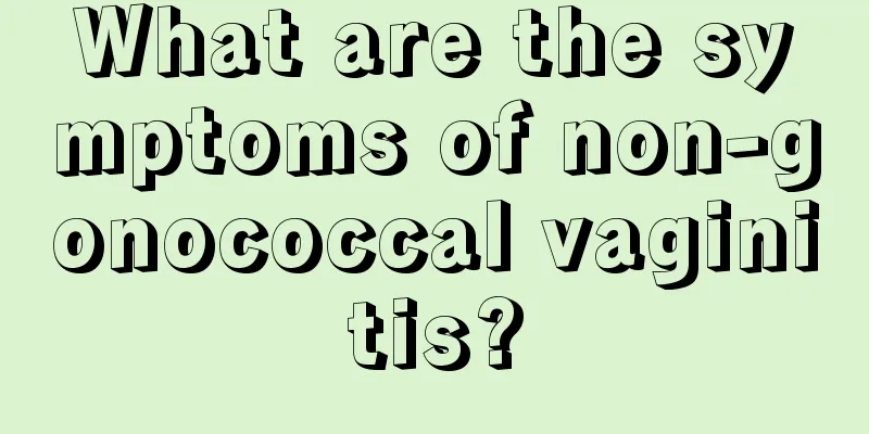 What are the symptoms of non-gonococcal vaginitis?