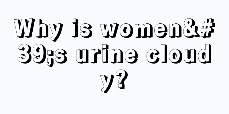 Why is women's urine cloudy?