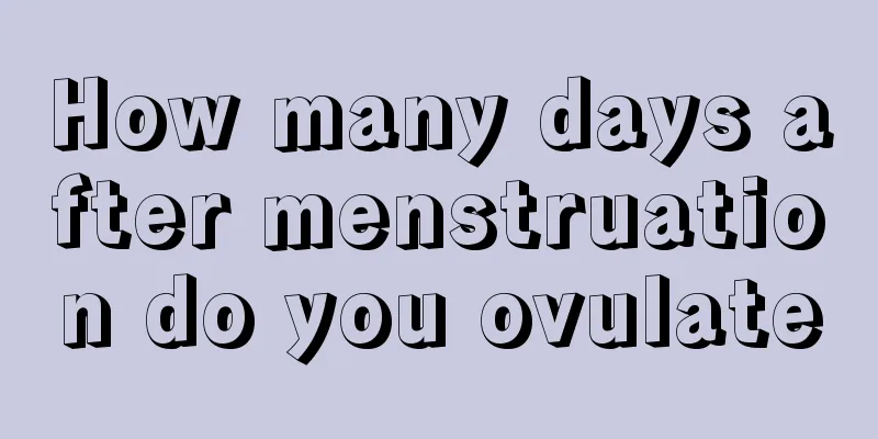 How many days after menstruation do you ovulate