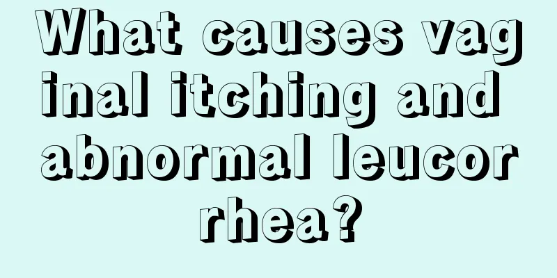 What causes vaginal itching and abnormal leucorrhea?