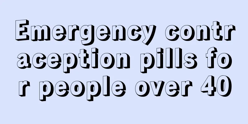 Emergency contraception pills for people over 40