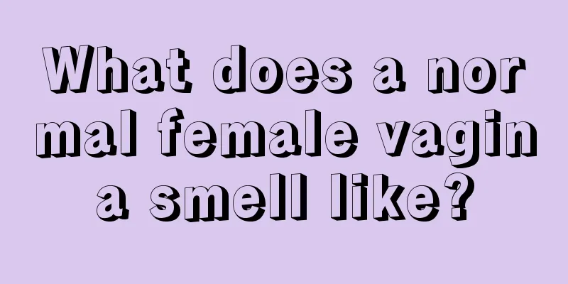 What does a normal female vagina smell like?