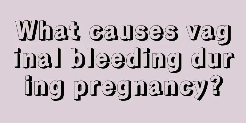 What causes vaginal bleeding during pregnancy?