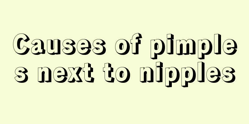 Causes of pimples next to nipples