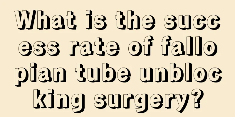 What is the success rate of fallopian tube unblocking surgery?