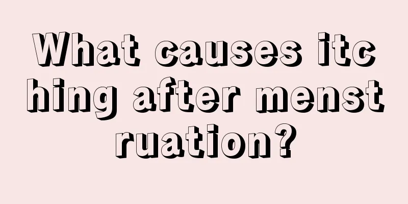 What causes itching after menstruation?