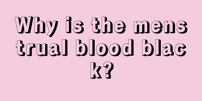 Why is the menstrual blood black?