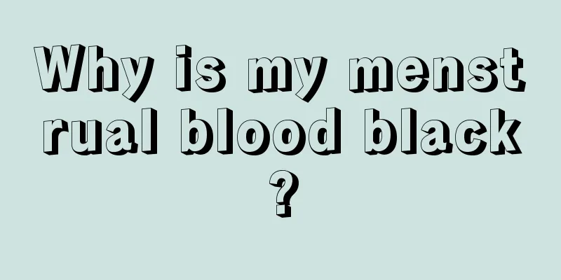 Why is my menstrual blood black?