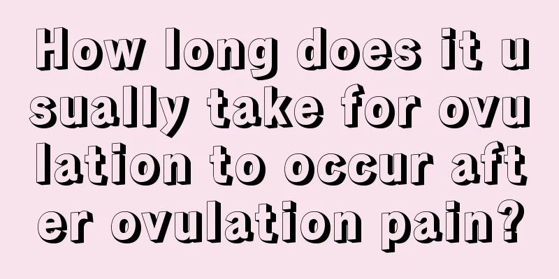 How long does it usually take for ovulation to occur after ovulation pain?