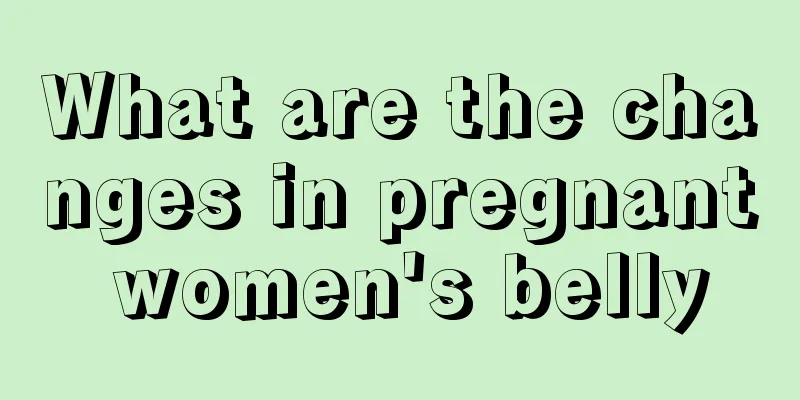 What are the changes in pregnant women's belly