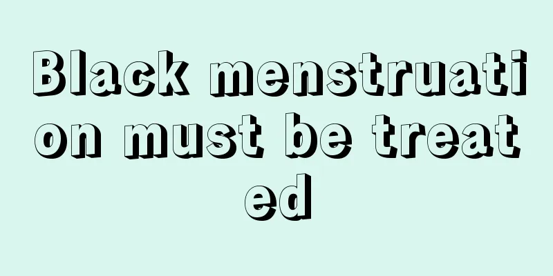 Black menstruation must be treated