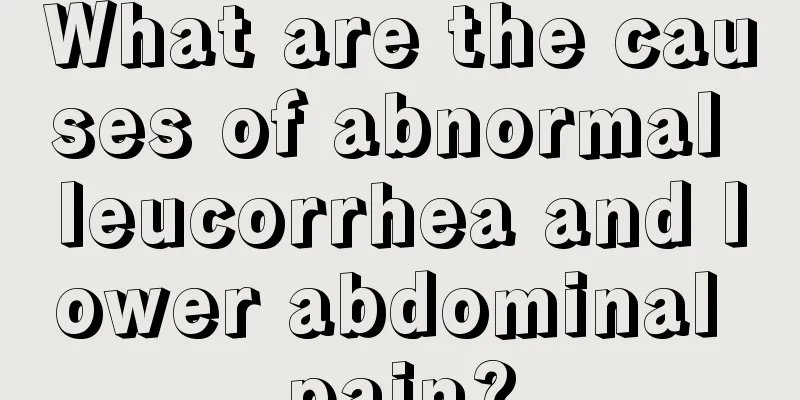 What are the causes of abnormal leucorrhea and lower abdominal pain?