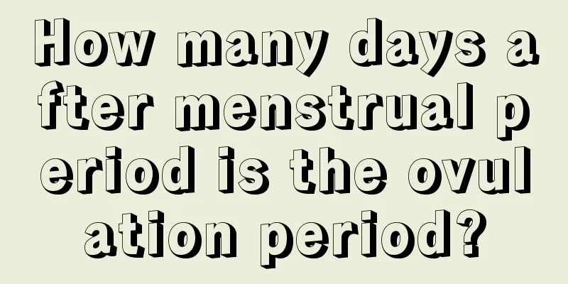 How many days after menstrual period is the ovulation period?