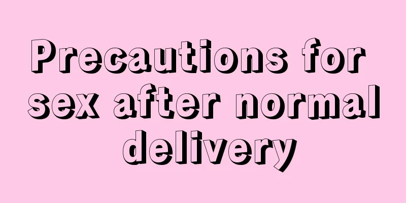 Precautions for sex after normal delivery