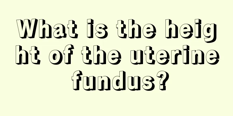 What is the height of the uterine fundus?