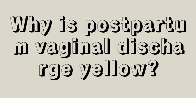 Why is postpartum vaginal discharge yellow?