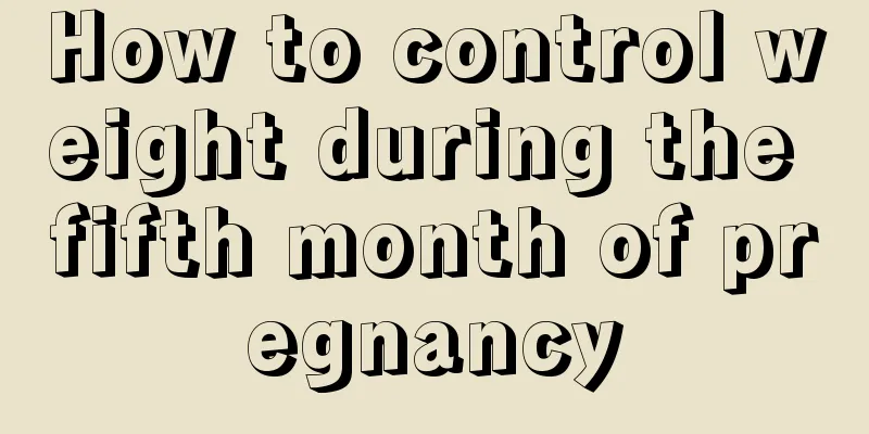 How to control weight during the fifth month of pregnancy