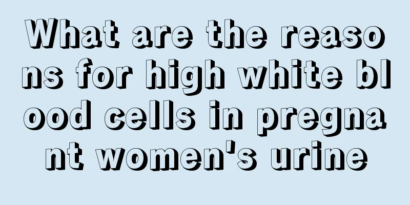 What are the reasons for high white blood cells in pregnant women's urine