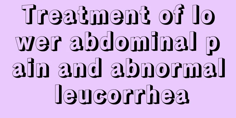 Treatment of lower abdominal pain and abnormal leucorrhea