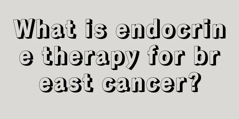 What is endocrine therapy for breast cancer?