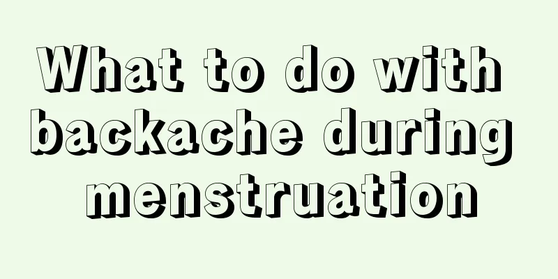 What to do with backache during menstruation