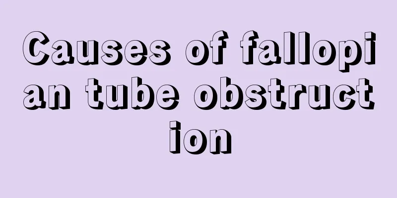 Causes of fallopian tube obstruction