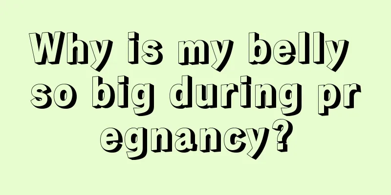 Why is my belly so big during pregnancy?