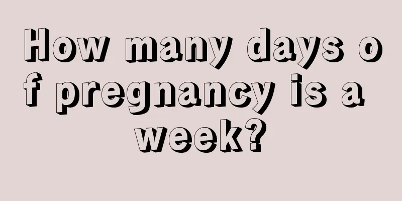 How many days of pregnancy is a week?