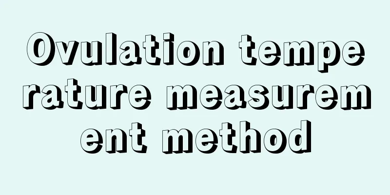 Ovulation temperature measurement method