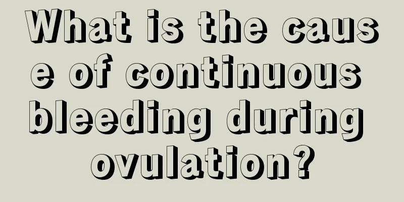 What is the cause of continuous bleeding during ovulation?