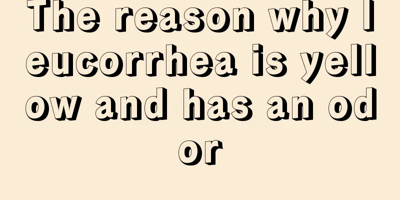 The reason why leucorrhea is yellow and has an odor