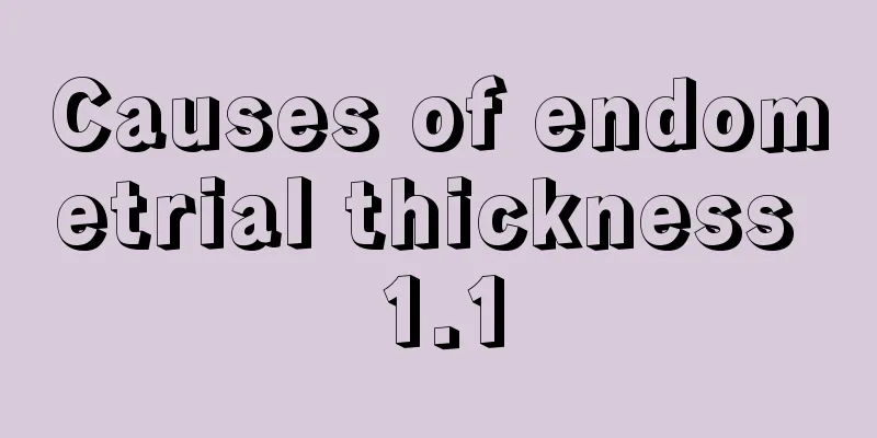 Causes of endometrial thickness 1.1