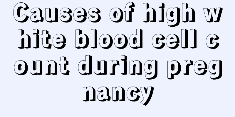 Causes of high white blood cell count during pregnancy