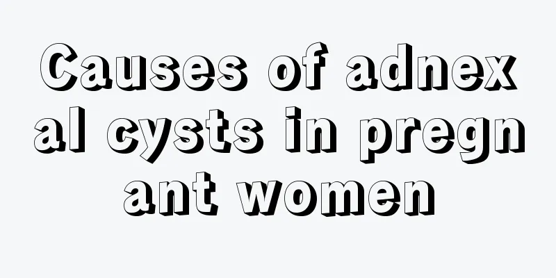 Causes of adnexal cysts in pregnant women