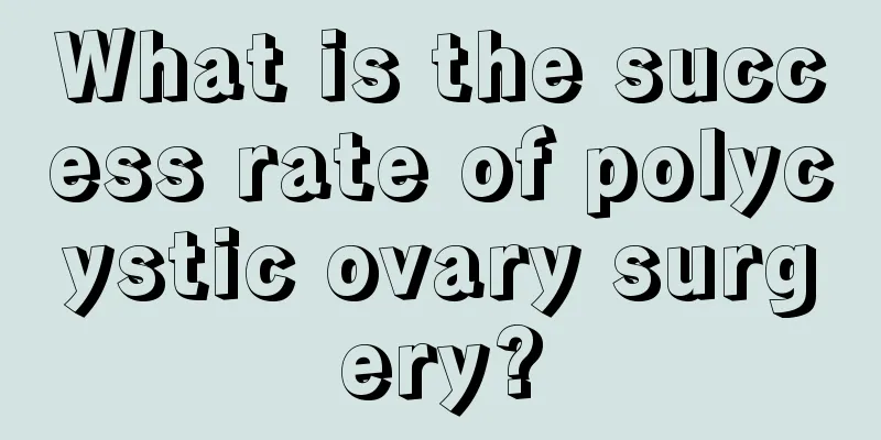 What is the success rate of polycystic ovary surgery?