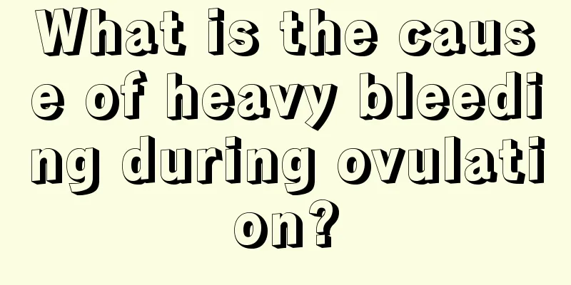 What is the cause of heavy bleeding during ovulation?