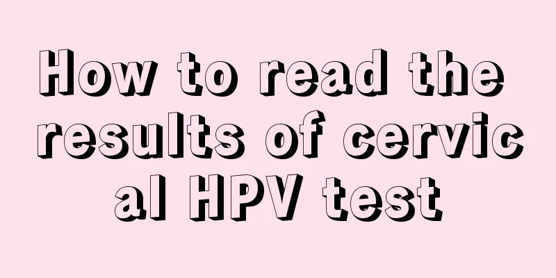 How to read the results of cervical HPV test