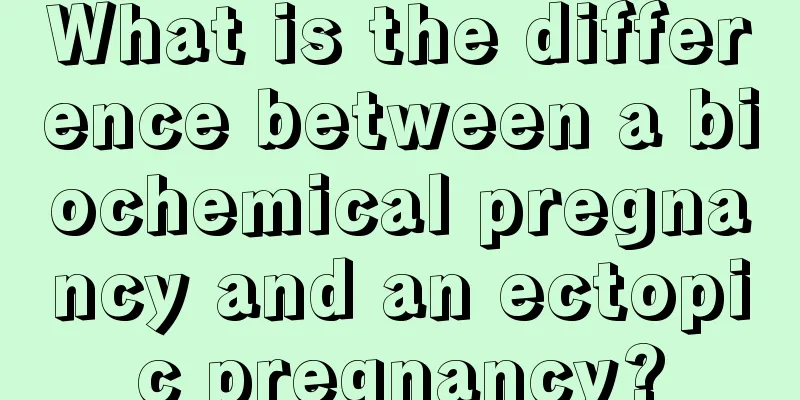 What is the difference between a biochemical pregnancy and an ectopic pregnancy?