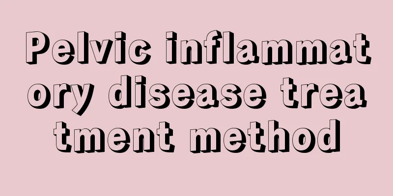 Pelvic inflammatory disease treatment method