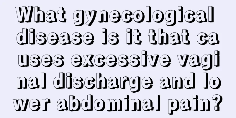 What gynecological disease is it that causes excessive vaginal discharge and lower abdominal pain?