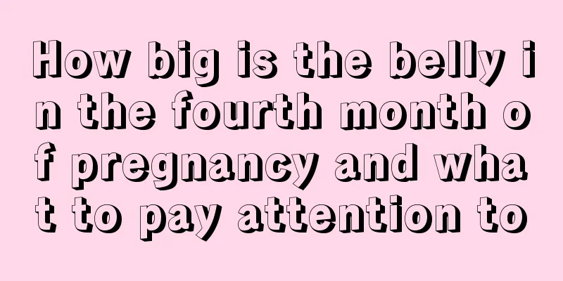 How big is the belly in the fourth month of pregnancy and what to pay attention to